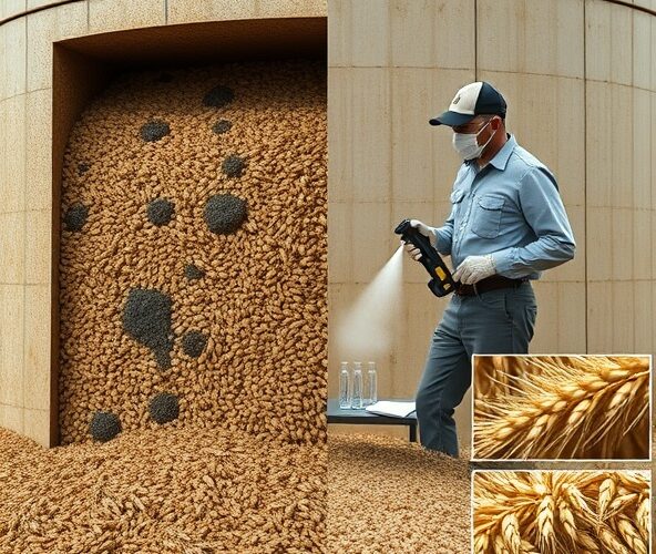 Czy alkalizacja zbóż w małym gospodarstwie ograniczy rozwój pleśni w silosie?