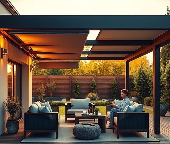 Czy automatyka w nowoczesnych pergolach ogrodowych się opłaca?