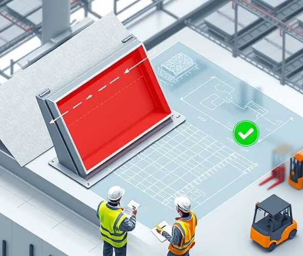 Jak dobrać powierzchnię czynną klapy dymowej w hali magazynowej, aby spełnić wymagania przepisów i ubezpieczyciela?