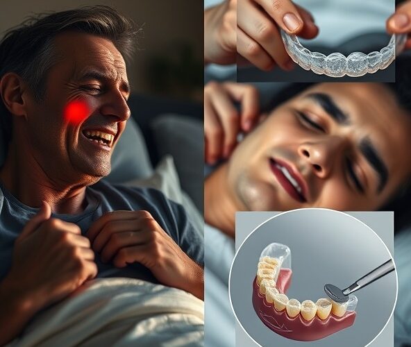 Czy szynoterapia przy nocnym bruksizmie zmniejszy poranne bóle szczęki i głowy?