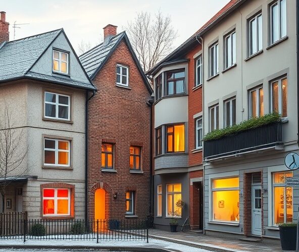 Jakie elewacje domów w Łodzi najlepiej ograniczają straty ciepła?