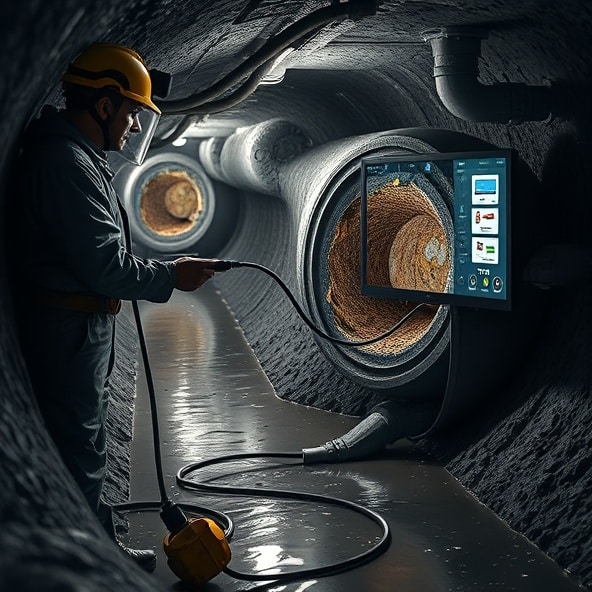 monit kanalizacji kamerą