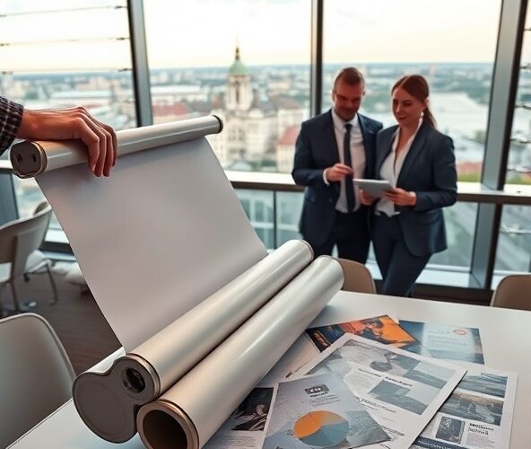 Czy wynajem roll up z wymienną grafiką w Warszawie się opłaca?