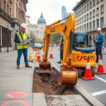 usługi koparką warszawa