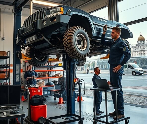 Gdzie w Warszawie bezpiecznie wykonać wzmocnienie zawieszenia 4×4?