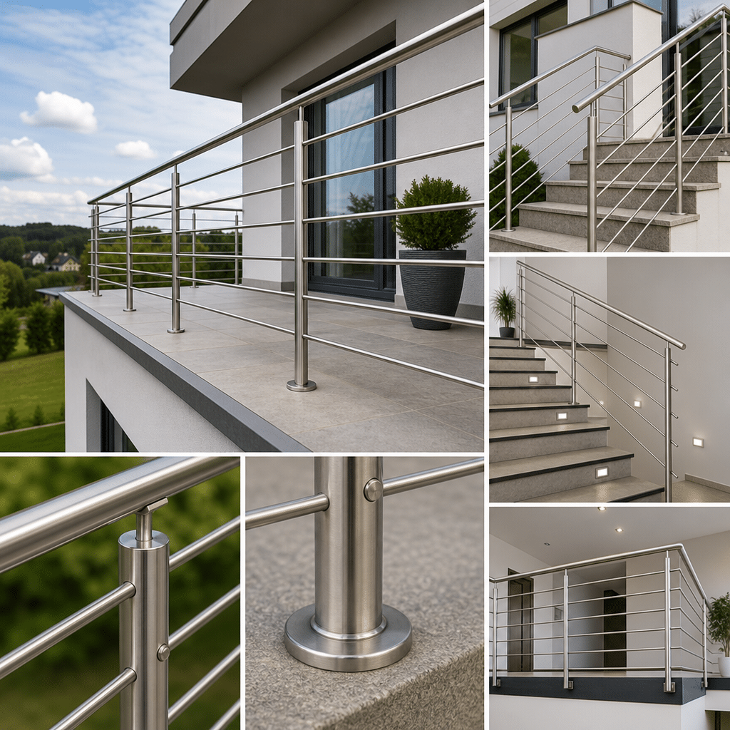 balustrady ze stali nierdzewnej