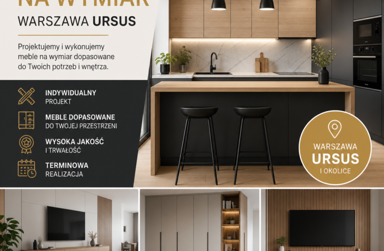 Meble na wymiar w Warszawie Ursus – Jak wybrać idealne rozwiązania dla Twojego wnętrza?