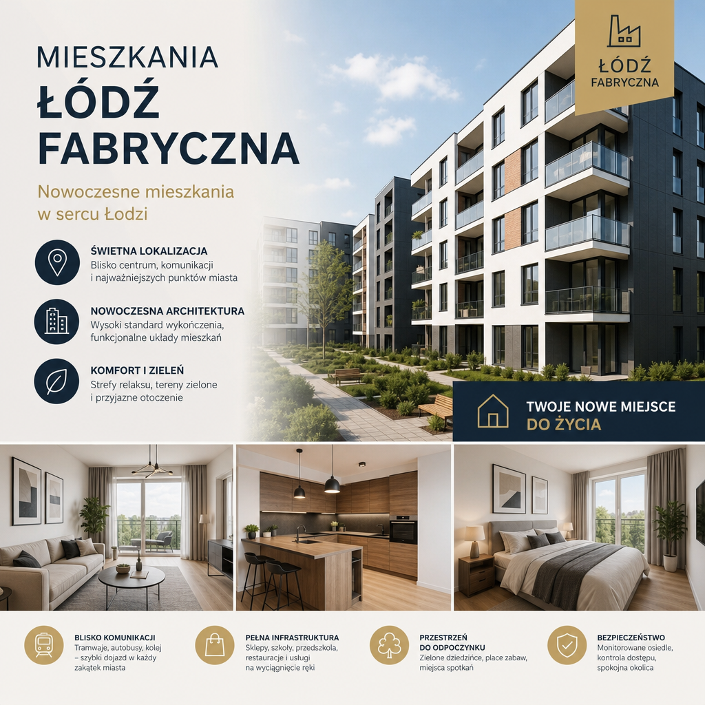 mieszkania łódź fabryczna